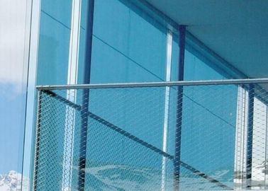 High Durability Stainless Steel Architectural Mesh For Balcony / Car Park Protection