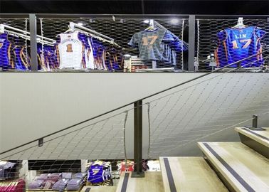 Durable Staircase Railing Balustrade Wire Mesh/Flexible Stainless Steel Cable Netting