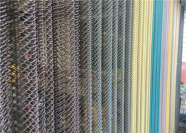Diviseurs de rideaux en maille en métal d'oxydation anodique