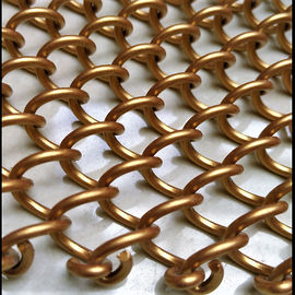Diviseurs de rideaux en maille en métal d'oxydation anodique